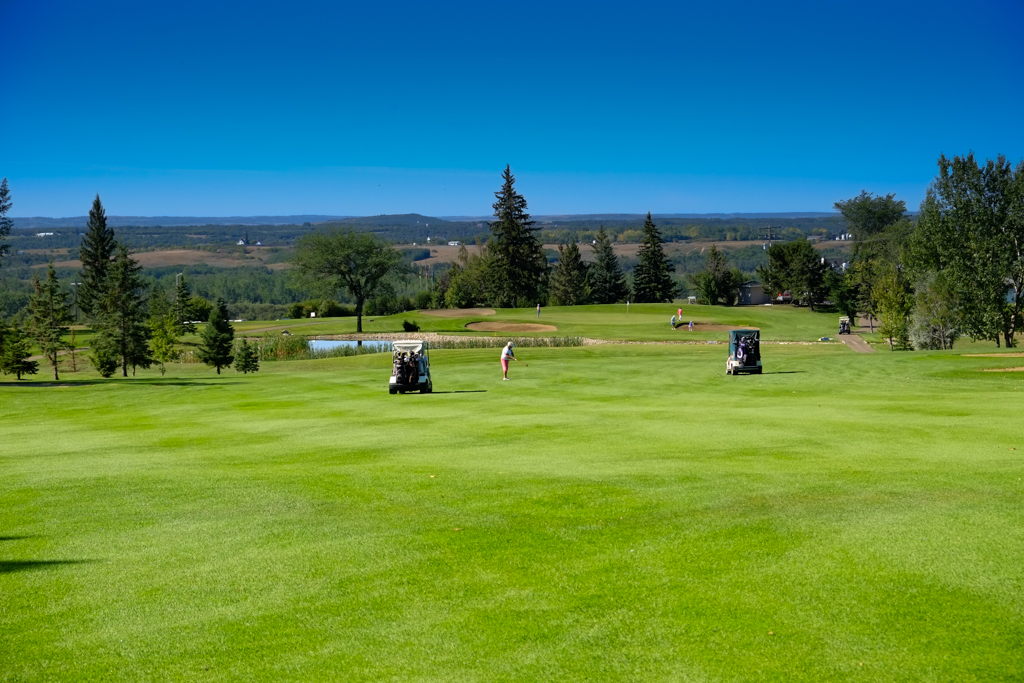 Golfing